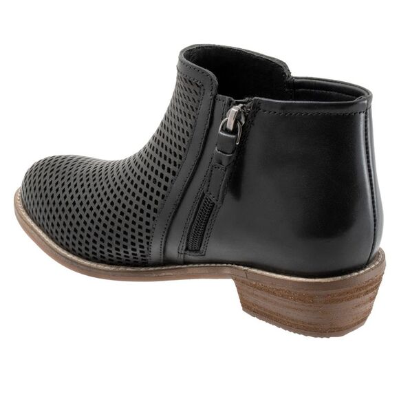 Softwalk Womens Rimini Perf Black Boots (NWT) - Picture 5 of 7